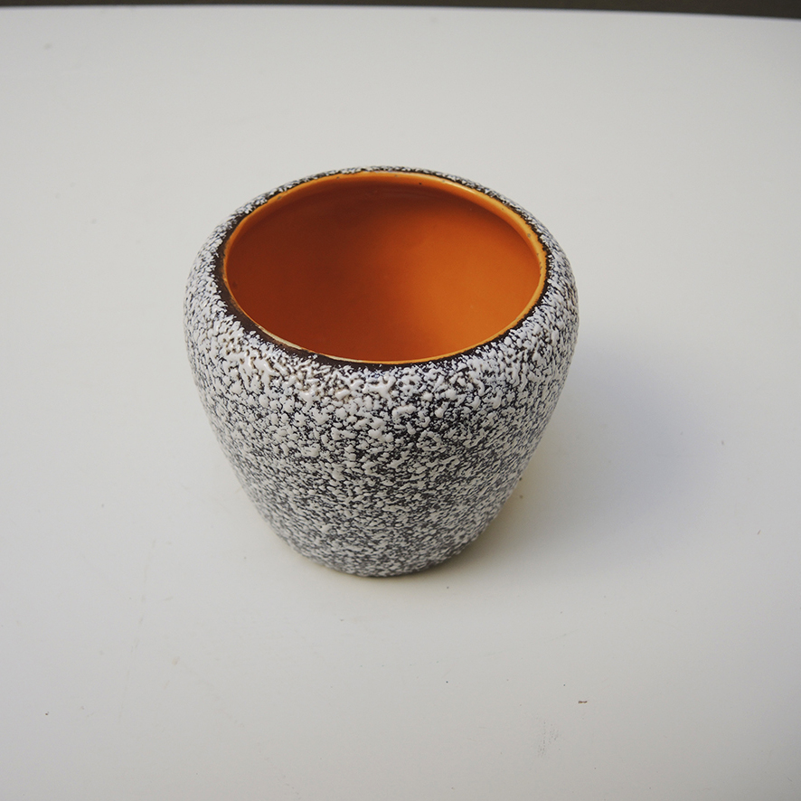 Ancien Pot à Tabac en Céramique Style West Germany (2)