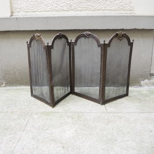 Ancien Pare Feu 4-Volets en Laiton