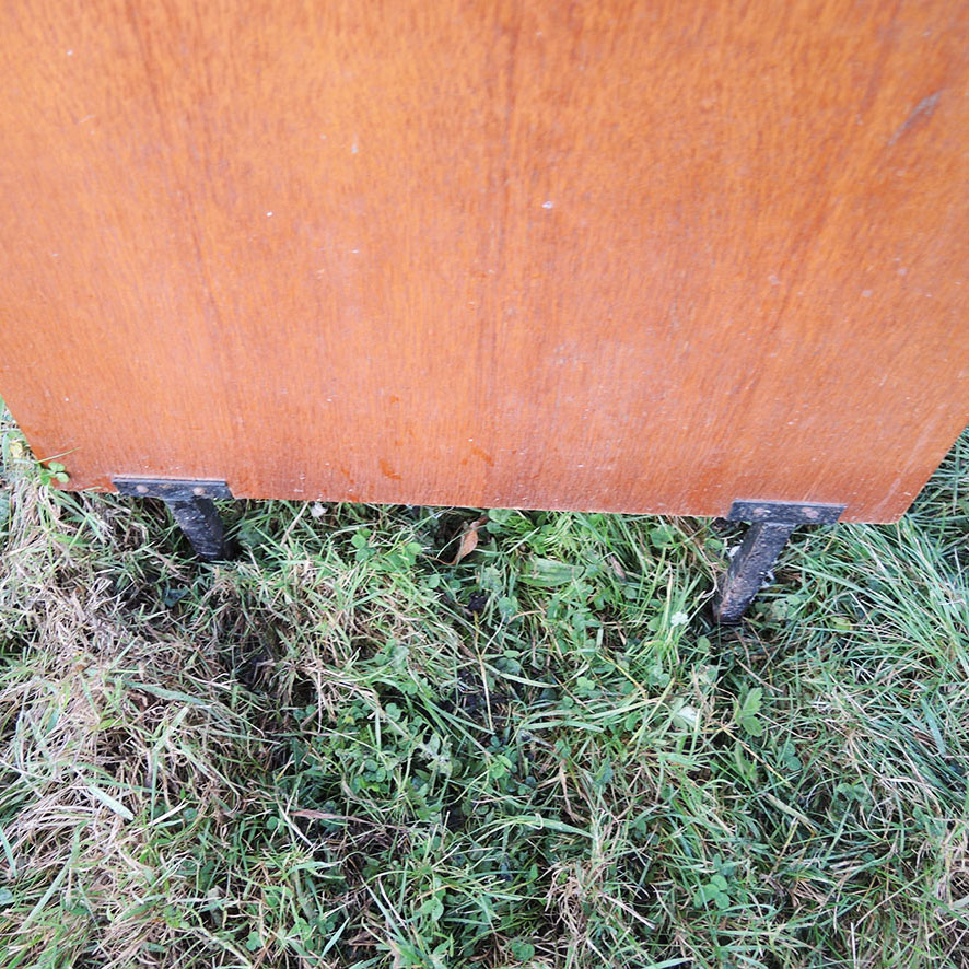 Ancien Bureau en Bois avec 3 Tiroirs (2)