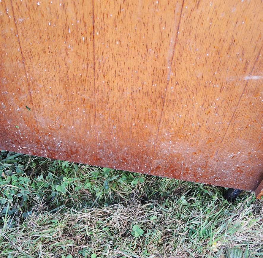 Ancien Bureau en Bois avec 3 Tiroirs (6)