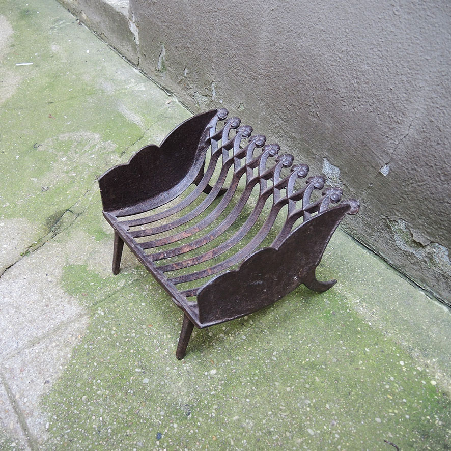 Ancien Grille Berceau à Bûches 8 -Barres (4)