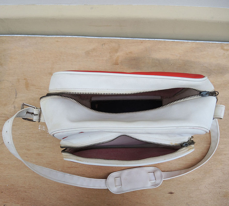 Ancien Sac Air France Rouge (4)