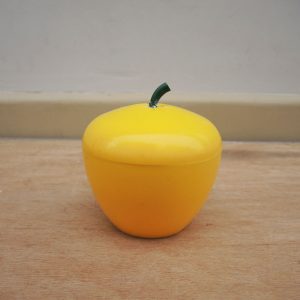 Ancien Seau à Glaçons Pomme Jaune