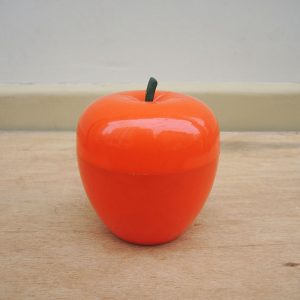 Ancien Seau à Glaçons Pomme Orange