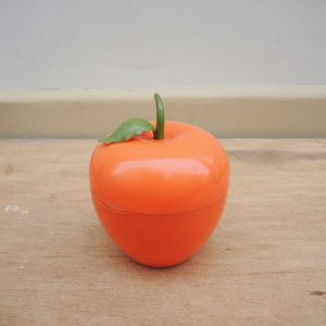 Ancien Seau à Glaçons Pomme Orange