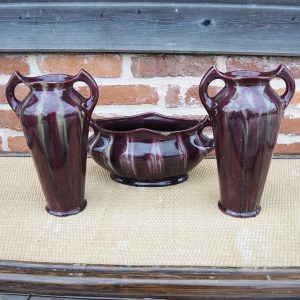 Ancienne Garniture de Cheminée Louis Gueule