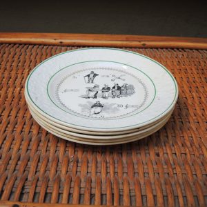 5 Anciennes Parlantes en Cérmamique HB Choisy