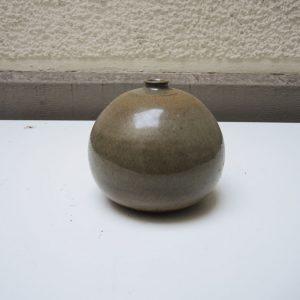 Ancien Vase Boule en Grès