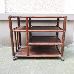 Ancienne Desserte Etagères en Rotin