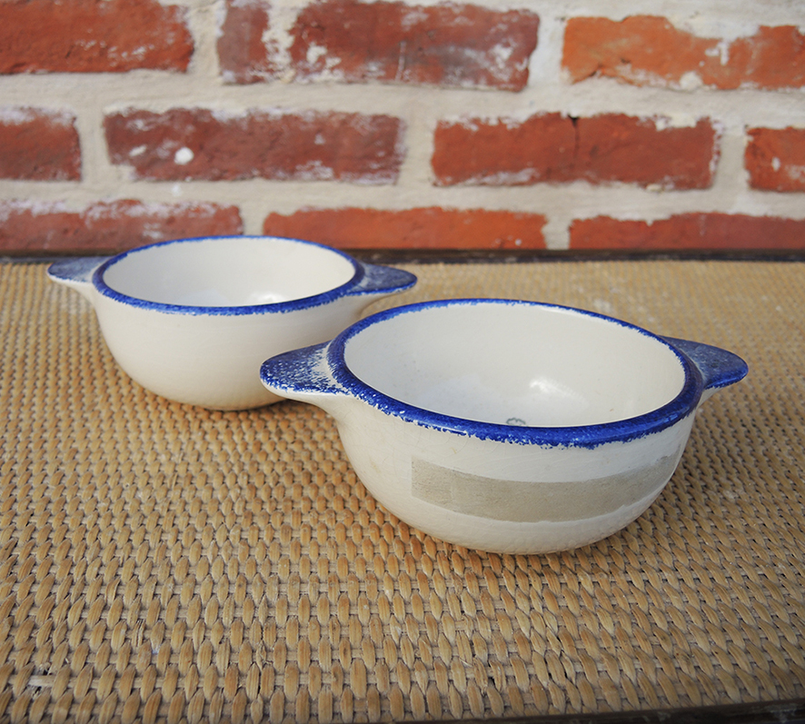 2 Anciens Bols à Oreilles Bretons - Pornic & MBFA (2)