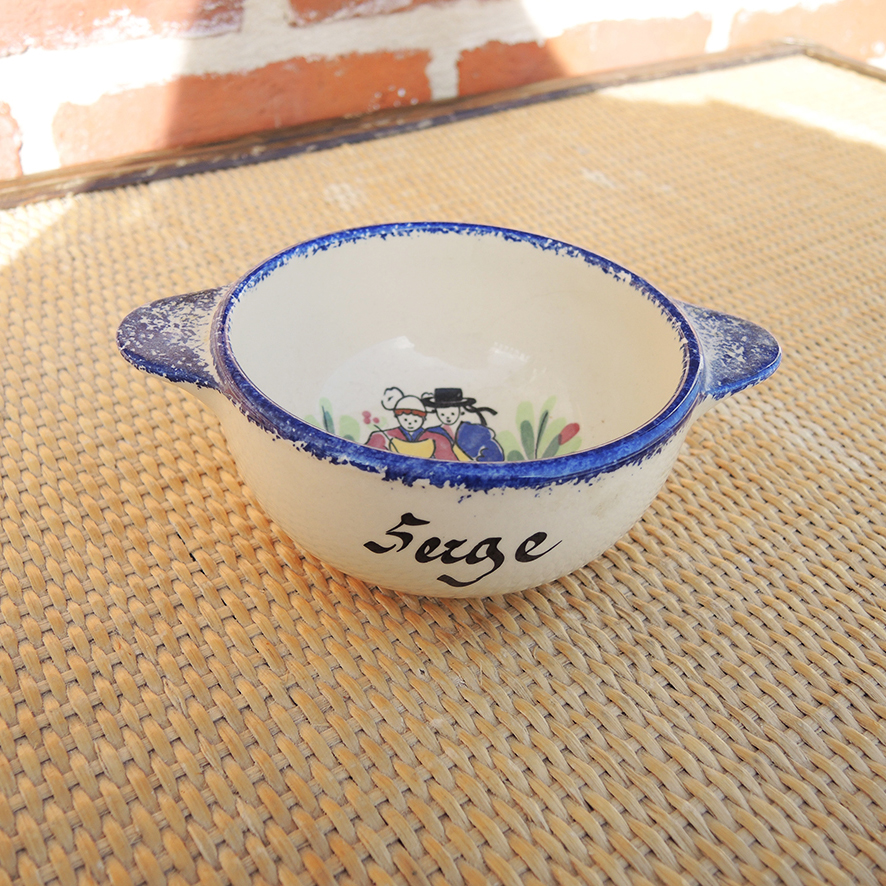 Ancien Bol à Oreilles Breton Pornic - SERGE (1)