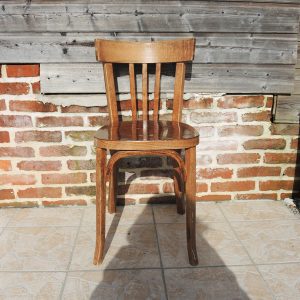 Ancienne Chaise de Bistrot en Bois Baumann No 84