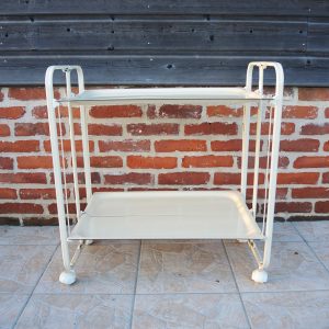 Ancienne Desserte Pliante Blanche Design Taol - Manuterm