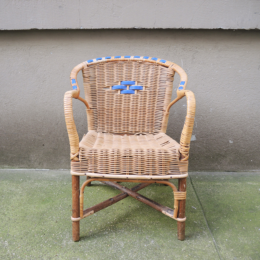 fauteuil-osier-enfant-vintage Ancien Fauteuil en Osier Pour Enfant