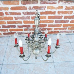 Ancien Lustre Hollandais 6-Branches