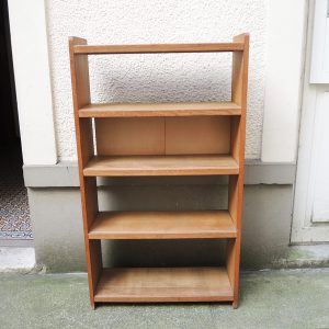 Ancienne Bibliothèque en Bois 5 Etagères