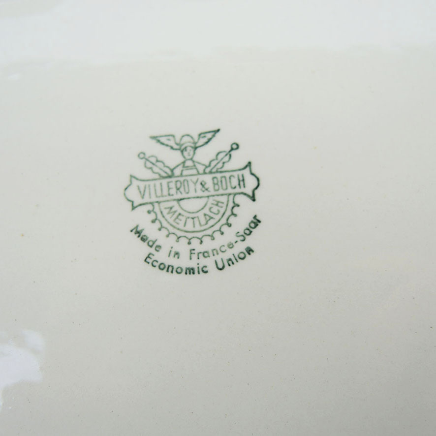 3 Anciens Coquetiers sur Plateau en Cérmique - Villeroy Boch (4)