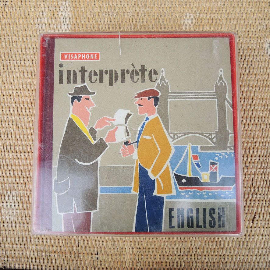 Ancien Coffret Visaphone Cours d Anglais (3)