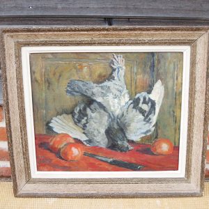 Ancien Tableau Nature Morte Signé & Encadré - Gibier - Gérard Desgranges