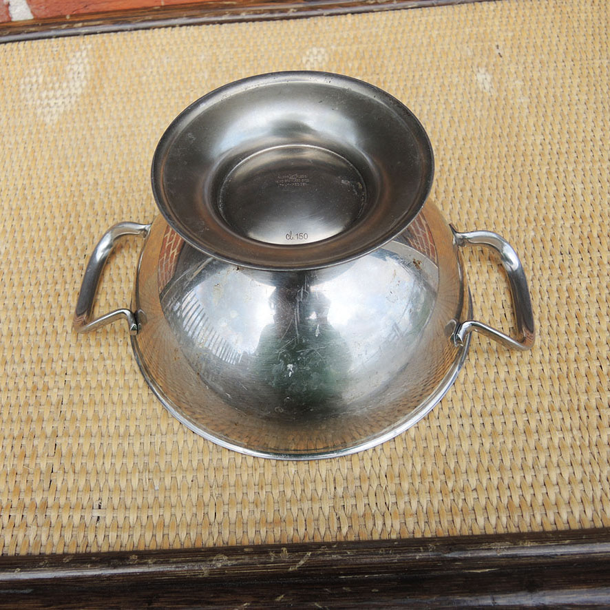 Ancienne Coupe a Punch en Inox Alessi Alfra (5)