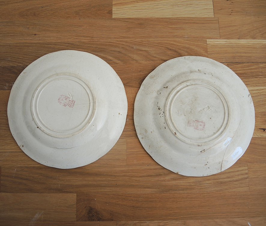 2 Anciennes Assiettes Parlantes Gien - Le Langage des Fleurs – Image 4
