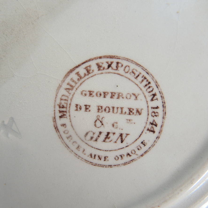 2 Anciennes Assiettes Parlantes Gien - Trains de Plaisir – Image 5