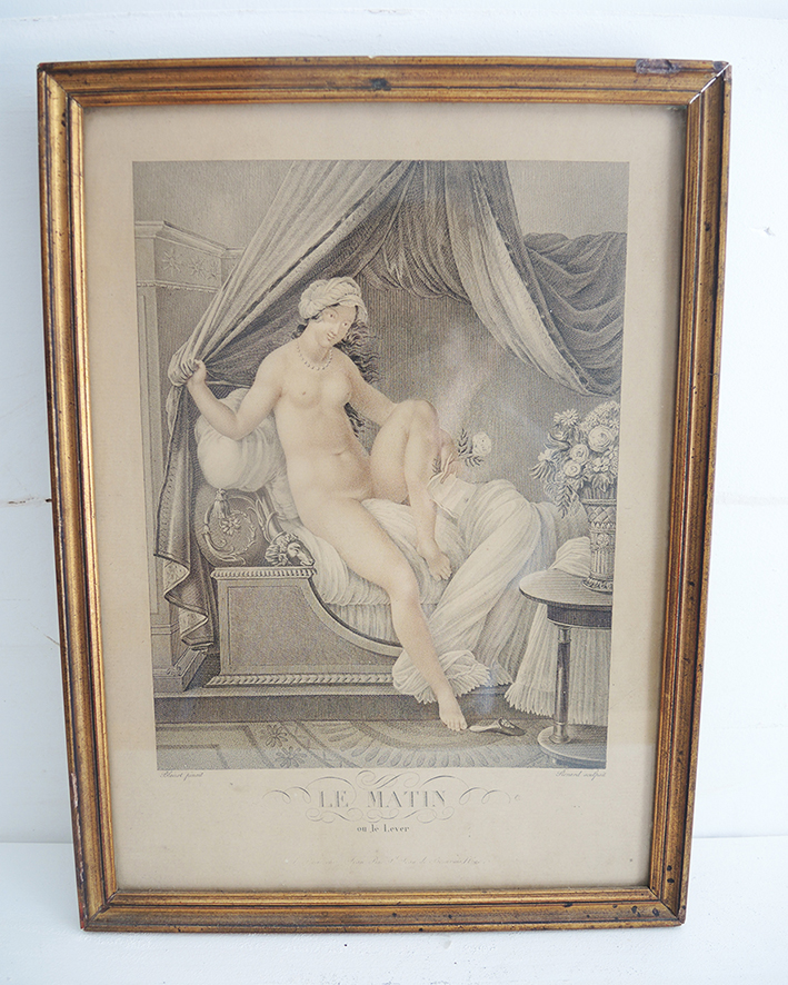 3 Lithographies Encadrées - Matin, Midi & Soir - Noel Joseph Blaizot - Image 3