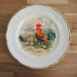 Ancienne Assiette Coq en Céramique - Primula Italie