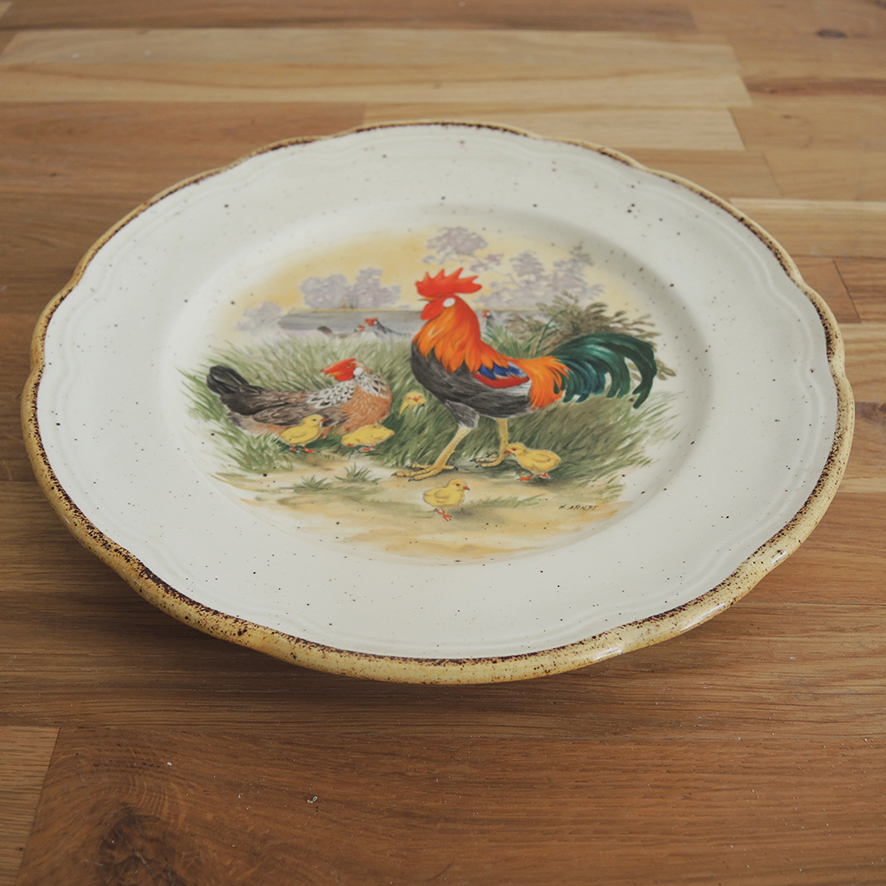 Ancienne Assiette Coq en Céramique - Primula Italie - Image 3