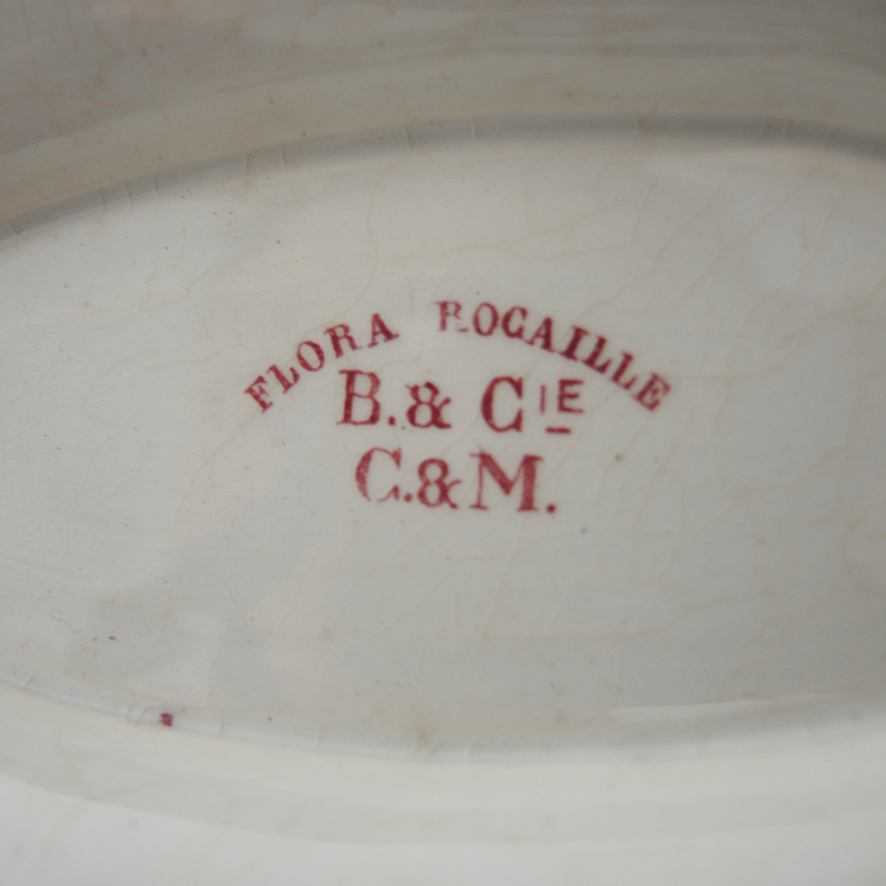 Ancienne Saucière Creil & Montereau - Flora Rocaille – Image 5