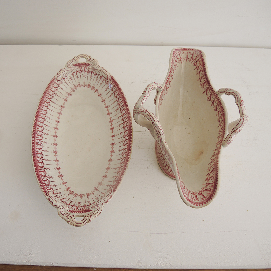 Ancienne Saucière Creil & Montereau - Flora Rocaille – Image 3