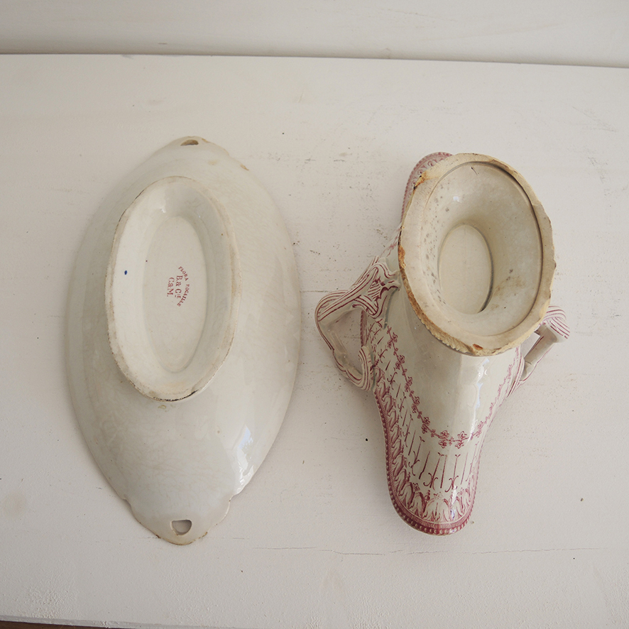 Ancienne Saucière Creil & Montereau - Flora Rocaille – Image 2