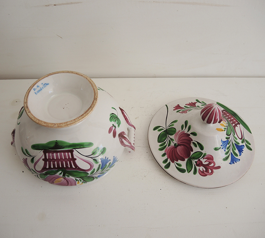 Ancienne Soupière en Céramique Lunéville – Image 3