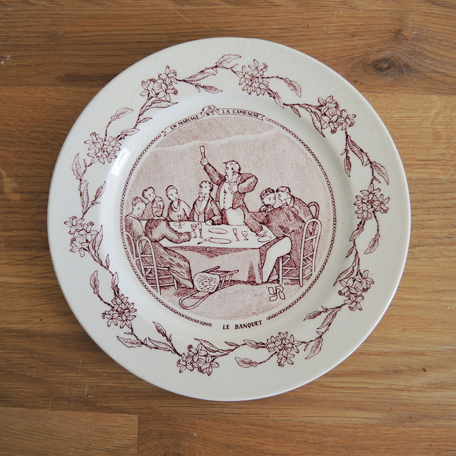 3 Anciennes Assiettes Parlantes Yves Rocher : Un Mariage à La Campagne - Image 4