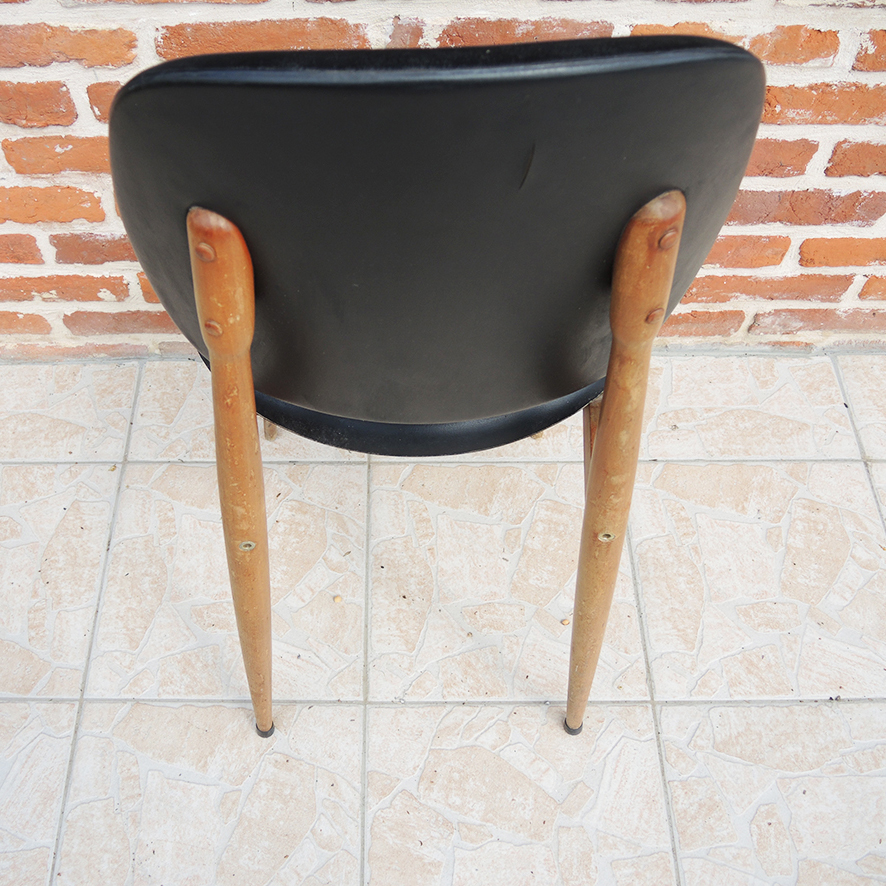 4 Anciennes Chaises "Pégase" - Pierre Guariche pour Baumann - Image 8