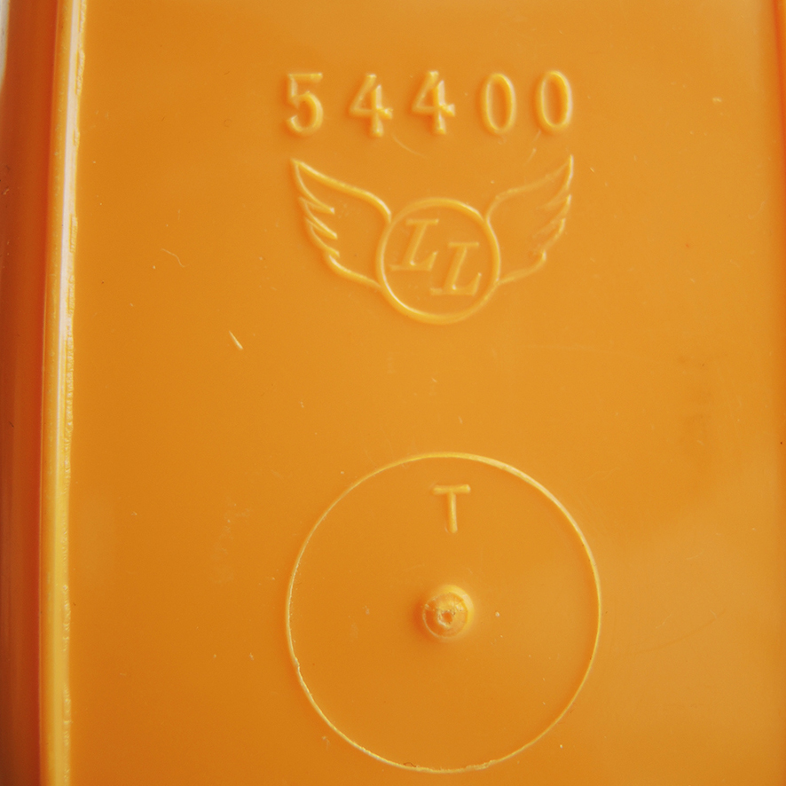Ancien Beurrier en Plastique Bouton d'Or Deux Ailes – Image 4