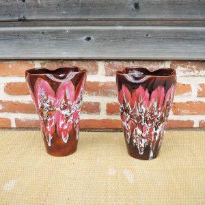 2 Anciens Vases en Céramique de Vallauris