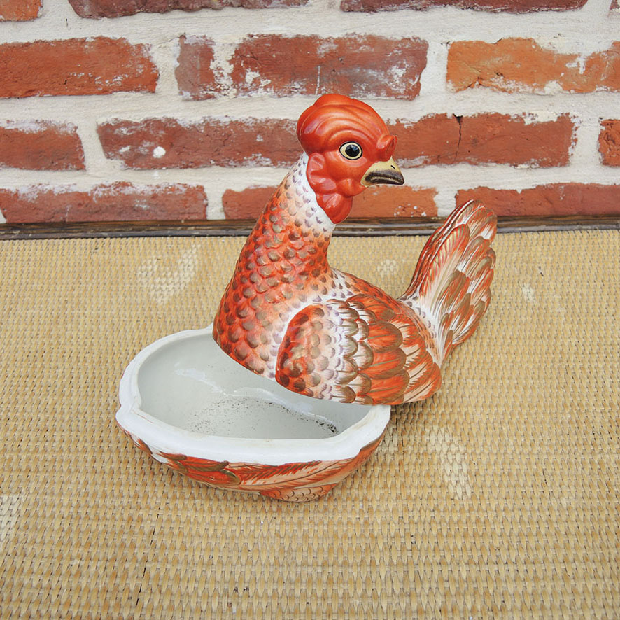 Ancienne Terrine Poule en Céramique - Image 2